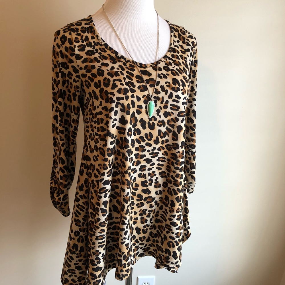 Leopard Print Blouse